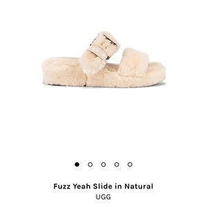 Ugg Fuzz Yeah Slipper in Natural, women size 8